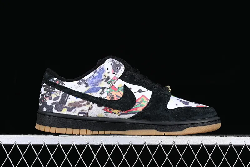 All Categories Nk SB Dunk Series Nk SB Dunk Low Low-top sneakers Supreme x Nk SB Dunk Low "Rammellzee" joint model SB low-top sports and leisure sneakers FD8778-001